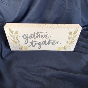 Gather Together Wall Decor - Cream and Gray